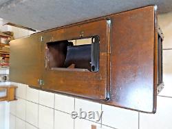 WOOD CABINET TOP with7 DRAWERS from 1924 Singer Treadle IRON BASE NOT INCLUDED