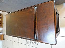 WOOD CABINET TOP with7 DRAWERS from 1924 Singer Treadle IRON BASE NOT INCLUDED