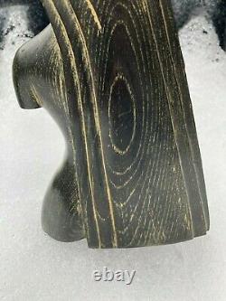 Where U From U Sexy Thang HandCarved Black Wood 11 Statue Unique BLACK Beauty
