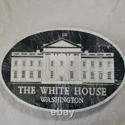 White House Wood Plaque Sign Movie Prop from HBO VEEP Etched 24x16 Genuine