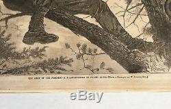 Winslow Homer Sharp Shooter Wood Engraving from Harper's Weekly 1862