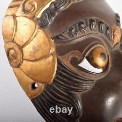 Wood Carving Gagaku Mask Bugaku Kiki Ramen Kyogen from Japan