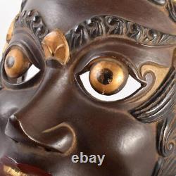 Wood Carving Gagaku Mask Bugaku Kiki Ramen Kyogen from Japan