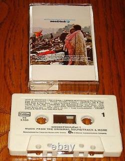 Wood Stock Part 1 And Part 2 From The Original Soundtrack 2 Cassettes