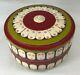 Wood Trinket Stash Box & Lid From Tozai Handmade In India With Inlays 3.5 X 5.5