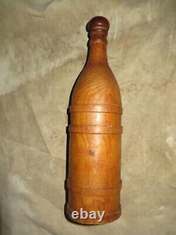 Wood Wine Bottle, Made From A Spar From The U. S. S. Constitution, 1797/1927