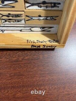 Wooden Fish Box #20 from West Coast Artist Ben Soeby Signed & Dated 5/25/13