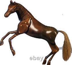 Wooden Horse Wh-12manikin-the Horse Made From Alniphyllum Fortunet Rare