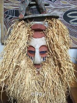 Yaka African Initiation Mask From Congo