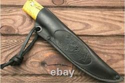 Yakut taiga knife Bykhycha handmade from steel H12MF