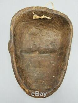 Yoruba Carved Wooden Face Mask Nigerian African From Nyc Gallery